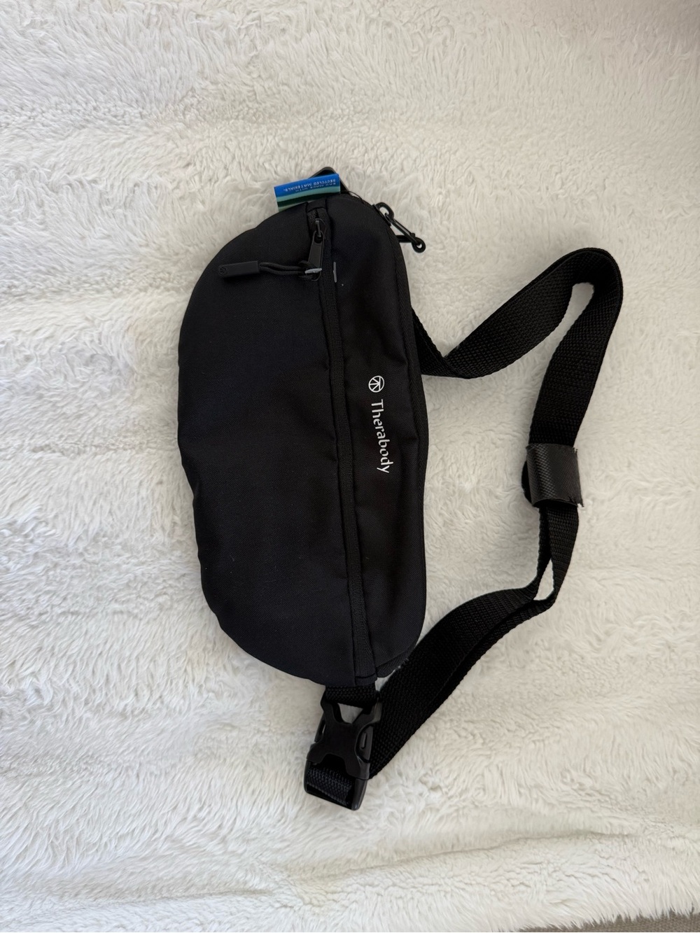 Therabody Black Belt Bag with Adjustable Strap